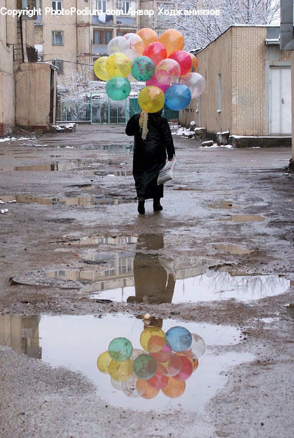 People, Person, Human, Puddle, Bubble, Art, Modern Art