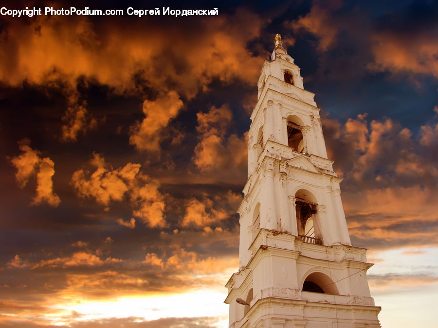 Architecture, Bell Tower, Clock Tower, Tower, Spire, Steeple, Ancient Egypt