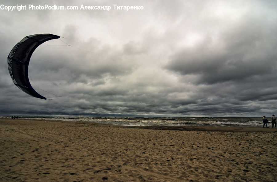 Beach, Coast, Outdoors, Sea, Water, Adventure, Flight