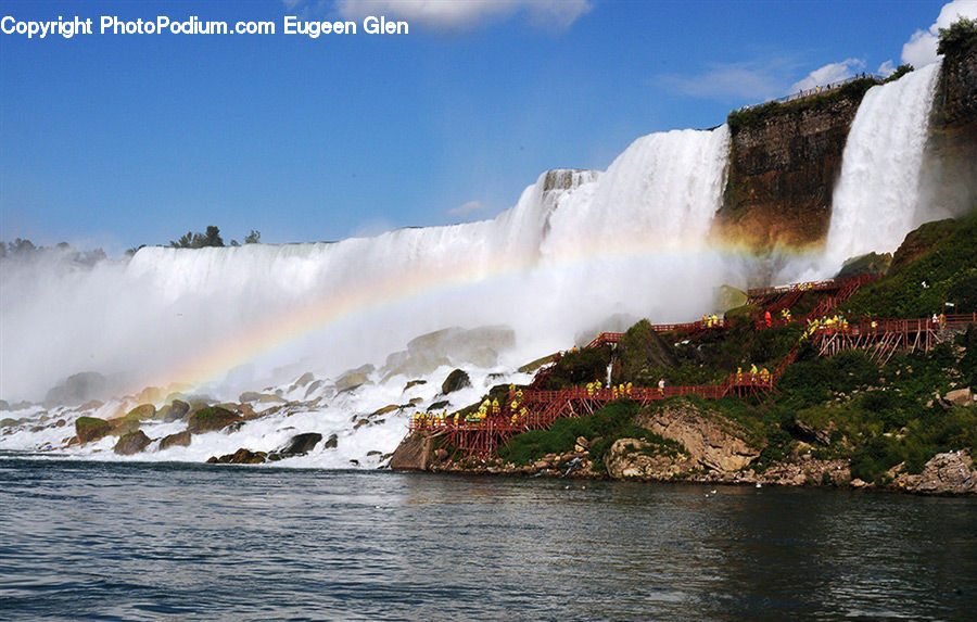 Fountain, Water, Mountain, Outdoors, Coast, Sea, River