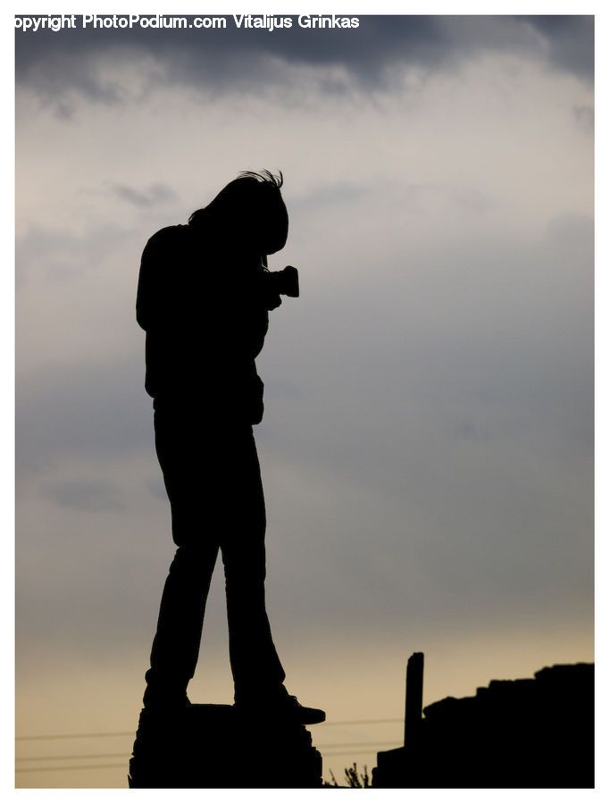 People, Person, Human, Silhouette