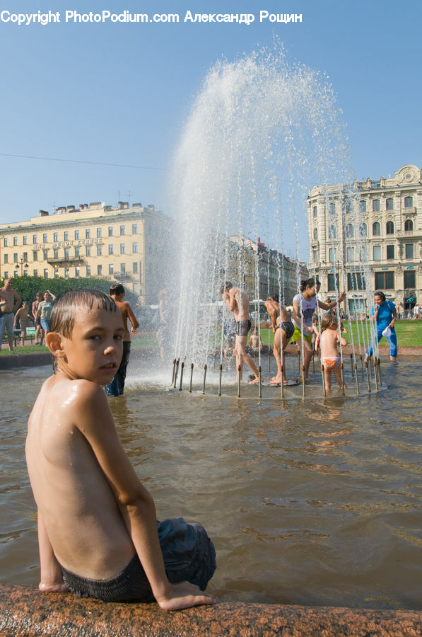 Human, People, Person, Fountain, Water, Water Park, Female