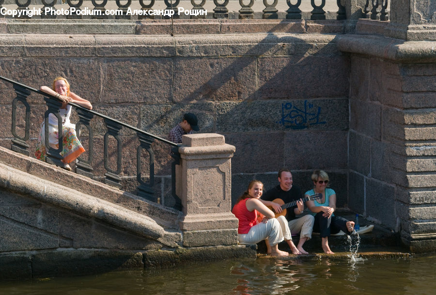 People, Person, Human, Boat, Gondola, Playground, Swing