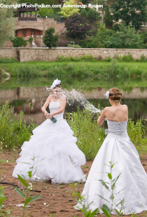 People, Person, Human, Evening Dress, Gown, Wedding, Clothing