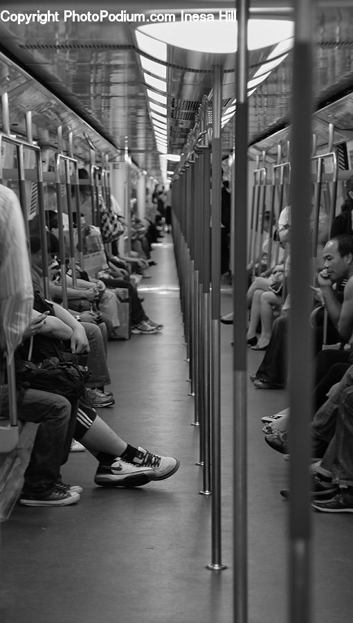 People, Person, Human, Subway, Train, Train Station, Vehicle