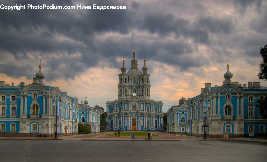 Architecture, Downtown, Plaza, Town Square, Building, Town, Castle
