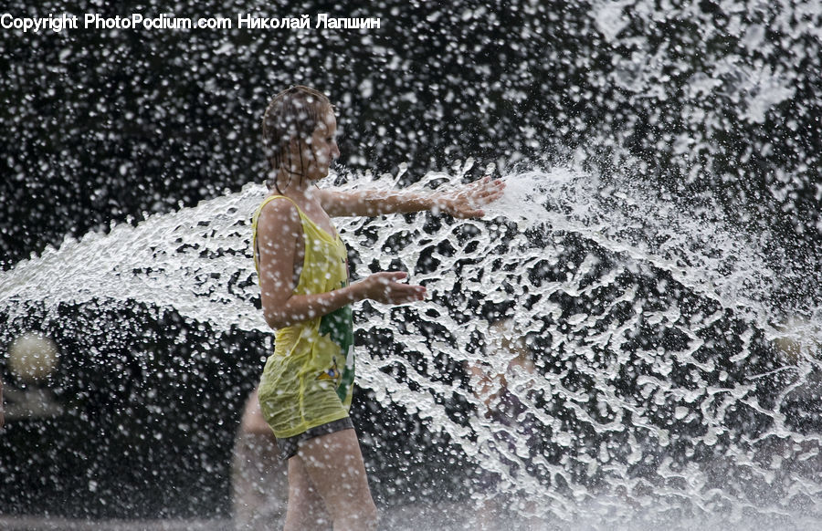 Water, Fountain, Outdoors, Sea, Sea Waves, Sport, Swimming