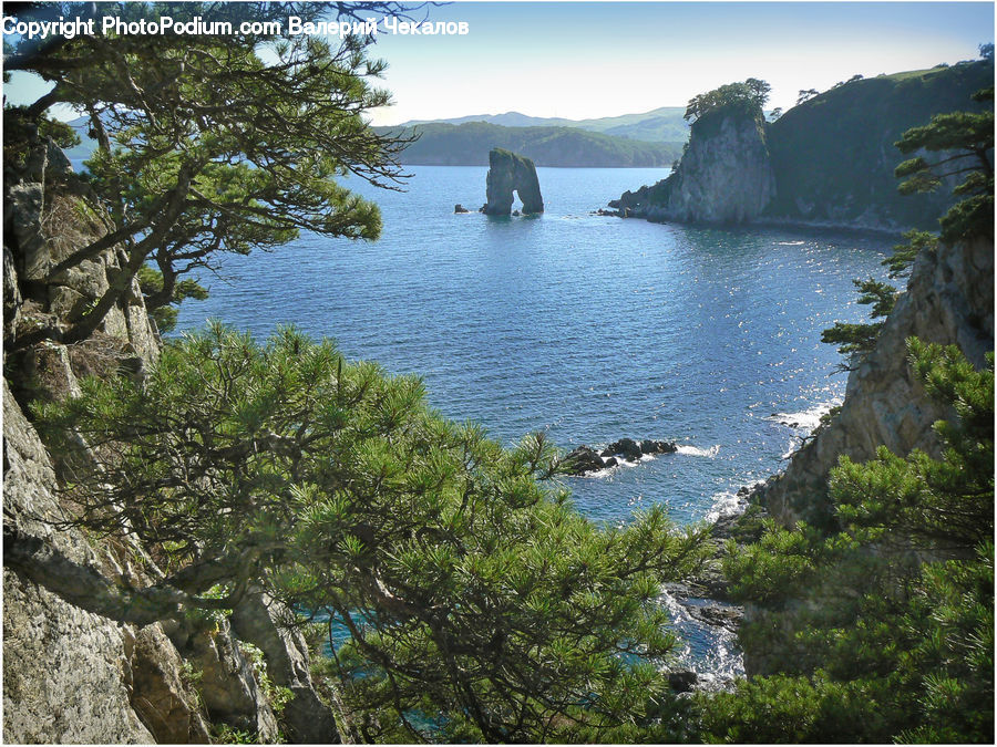 Cliff, Outdoors, Landscape, Nature, Scenery, Coast, Cove