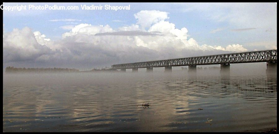 Dock, Pier, Cloud, Cumulus, Sky, Coast, Outdoors