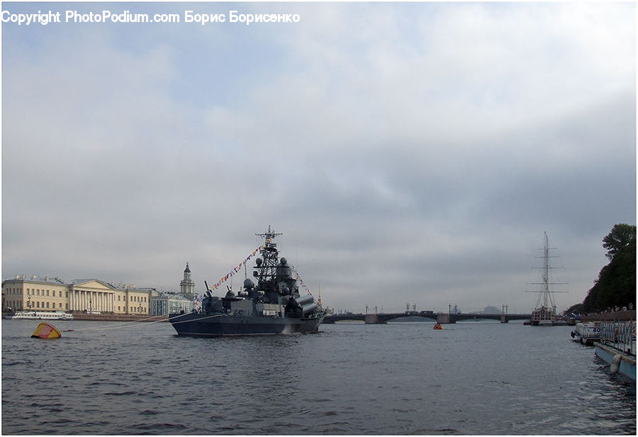 Boat, Watercraft, Battleship, Cruiser, Destroyer, Ship, Vessel