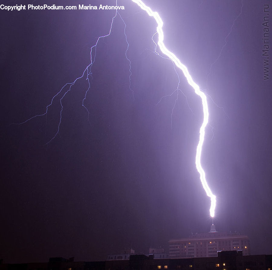 Light, Lightning, Weather, Outdoors, Storm, Thunderstorm