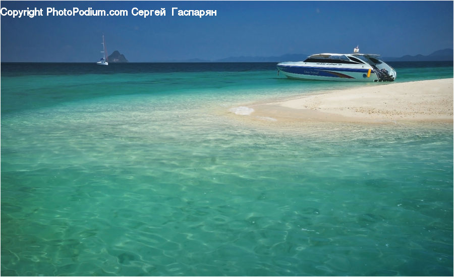 Beach, Coast, Outdoors, Sea, Water, Boat, Yacht