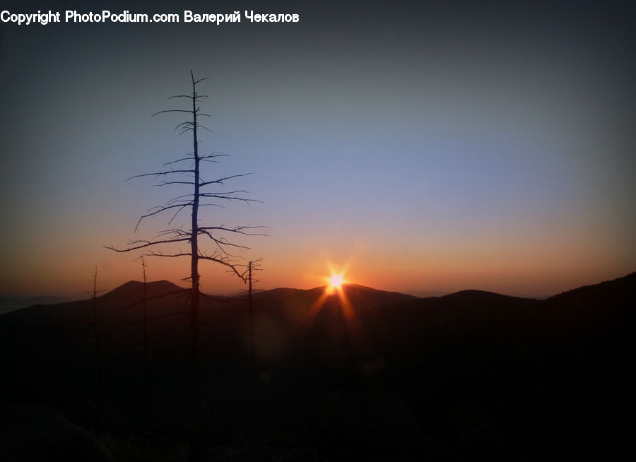 Dawn, Dusk, Sky, Sunrise, Sunset, Outdoors, Sunlight