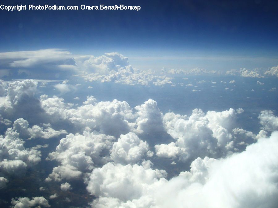 Azure Sky, Cloud, Outdoors, Sky, Cumulus
