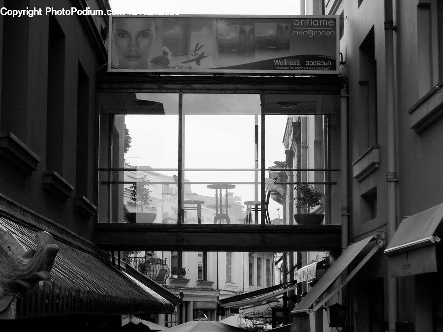 Electronics, Monitor, Screen, TV, Television, Alley, Alleyway