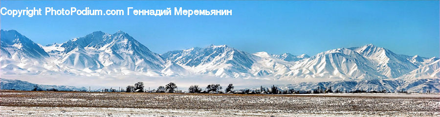 Arctic, Glacier, Ice, Mountain, Outdoors, Snow, Mountain Range