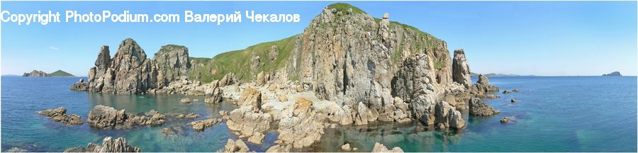 Coast, Outdoors, Sea, Water, Cliff, Beach, Harbor