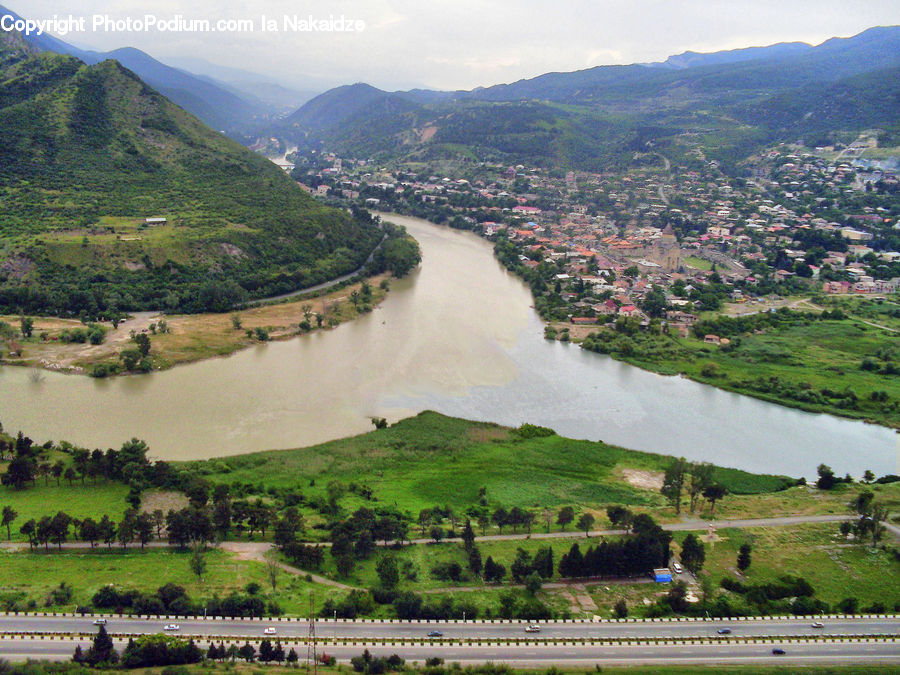 Flood, Countryside, Outdoors, Nature, Building, Downtown, Town