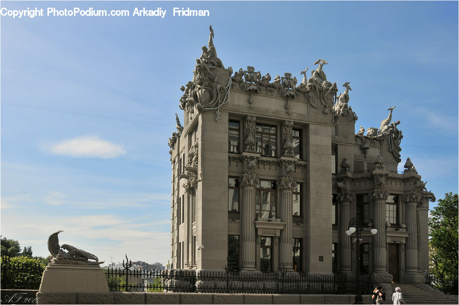 Building, Monument, Bird, Pigeon, Architecture, Castle, Mansion