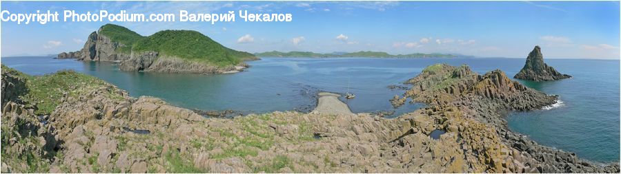 Coast, Island, Land, Sea, Outdoors, Water, Peninsula
