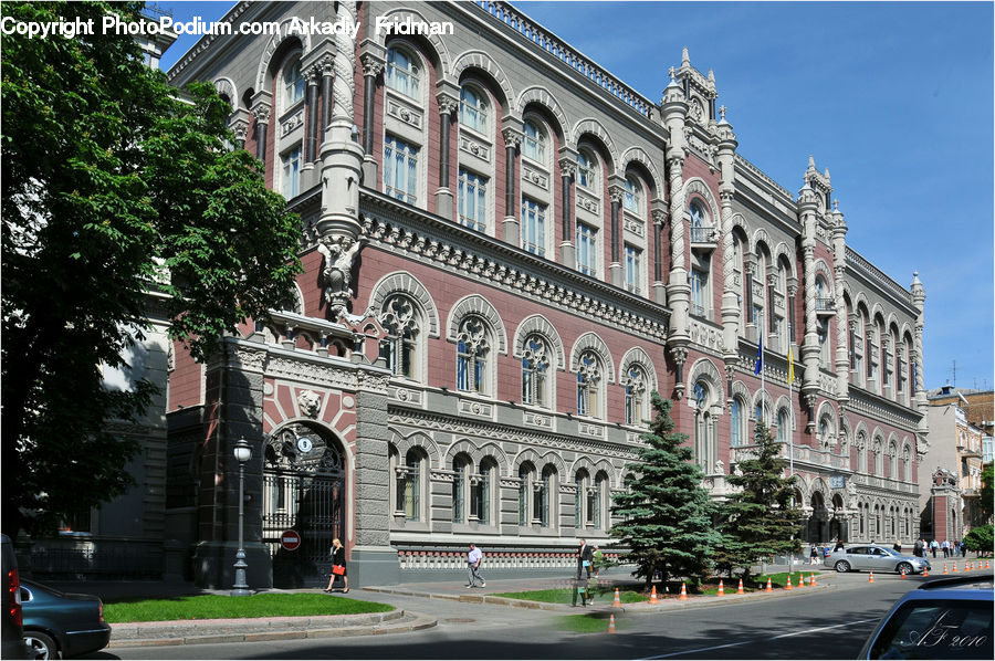 Brick, Building, Plant, Tree, Housing, Villa, Conifer