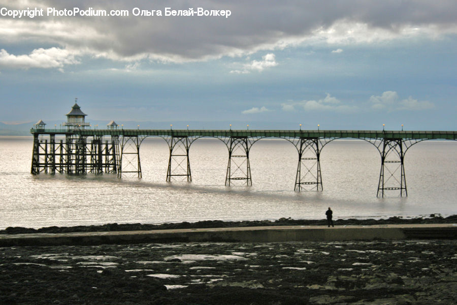 Dock, Pier, Coast, Outdoors, Sea, Water