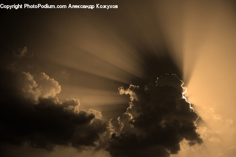 Azure Sky, Cloud, Outdoors, Sky, Cumulus