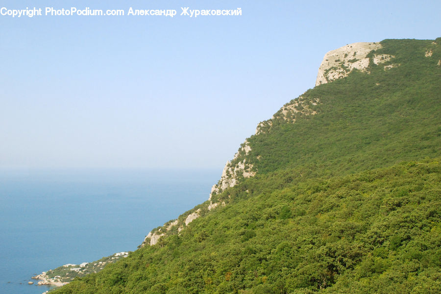 Cliff, Outdoors, Nature, Crest, Mountain, Peak, Landscape