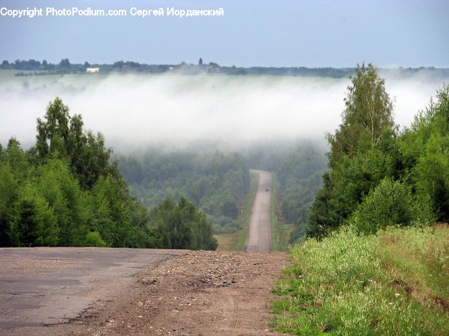 Eruption, Geyser, Outdoors, Water, Gravel, Road