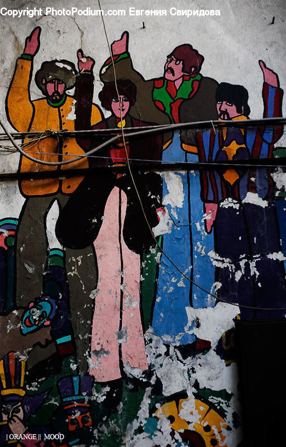 People, Person, Human, Art, Graffiti, Mural, Wall