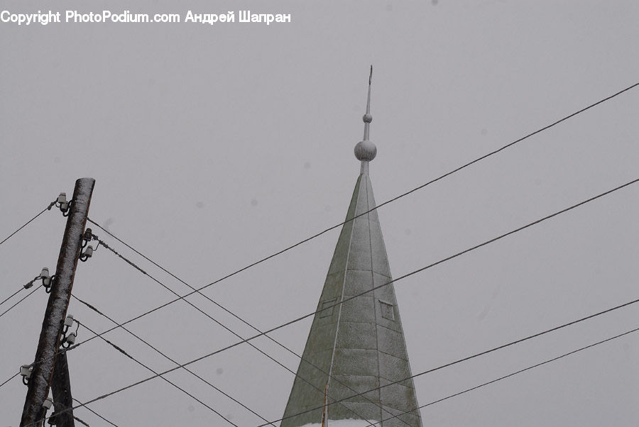 Architecture, Spire, Steeple, Tower, Antenna, Building, Church