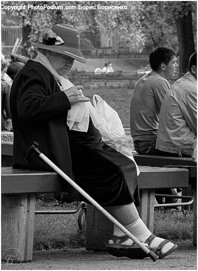 People, Person, Human, Bench