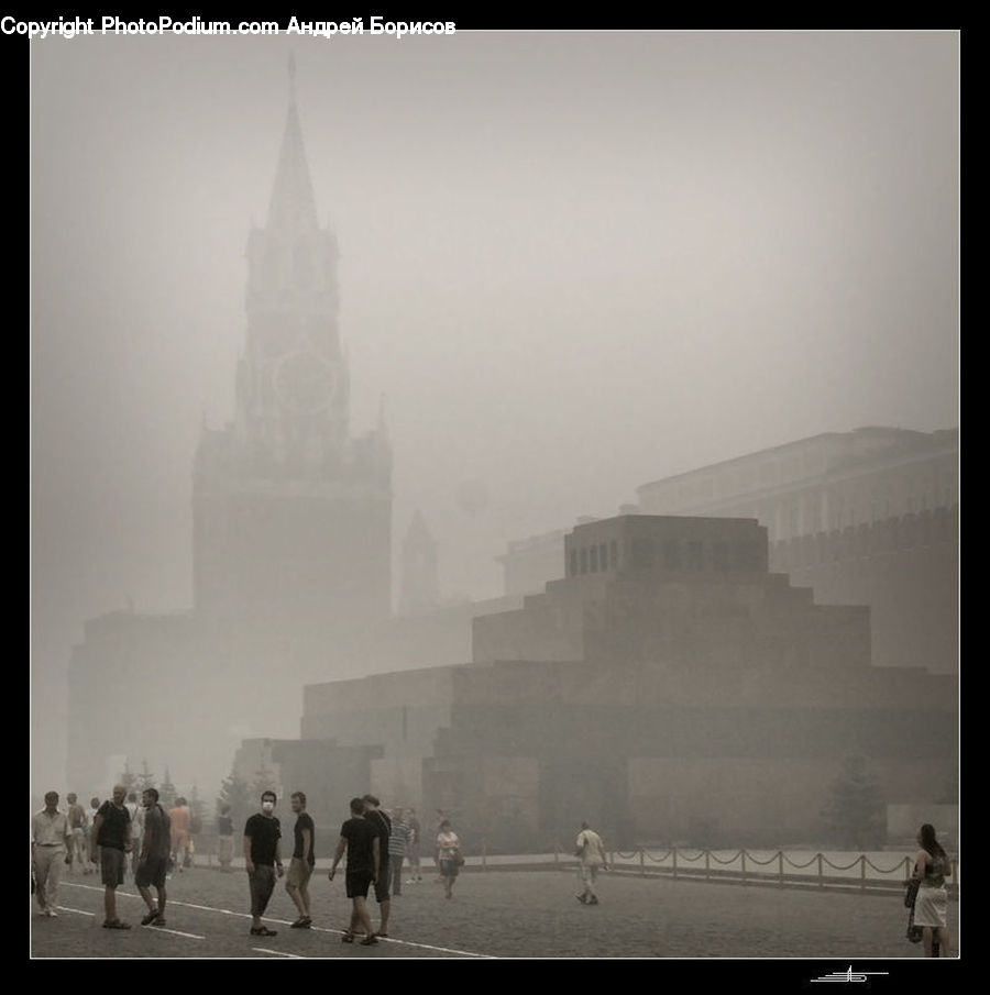 Fog, Pollution, Smog, Smoke, Mist, Outdoors, City