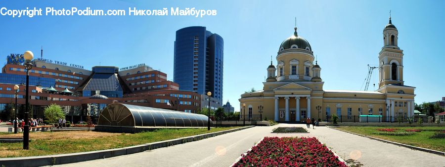 Building, City, High Rise, Campus, Office Building, Downtown, Architecture