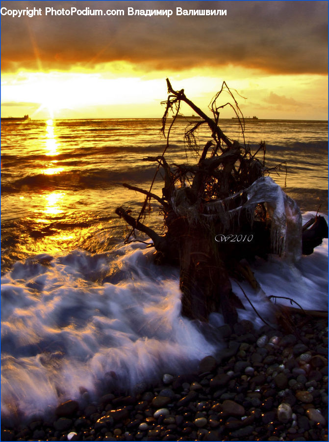 Dusk, Outdoors, Sky, Sunlight, Sunrise, Sunset, Flare