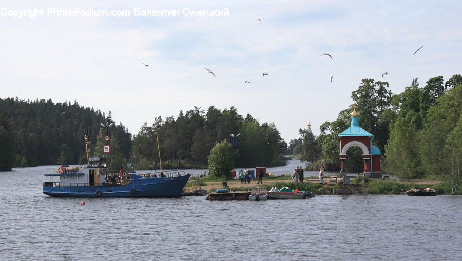 Boat, Watercraft, Canal, Outdoors, River, Water, Cruise Ship