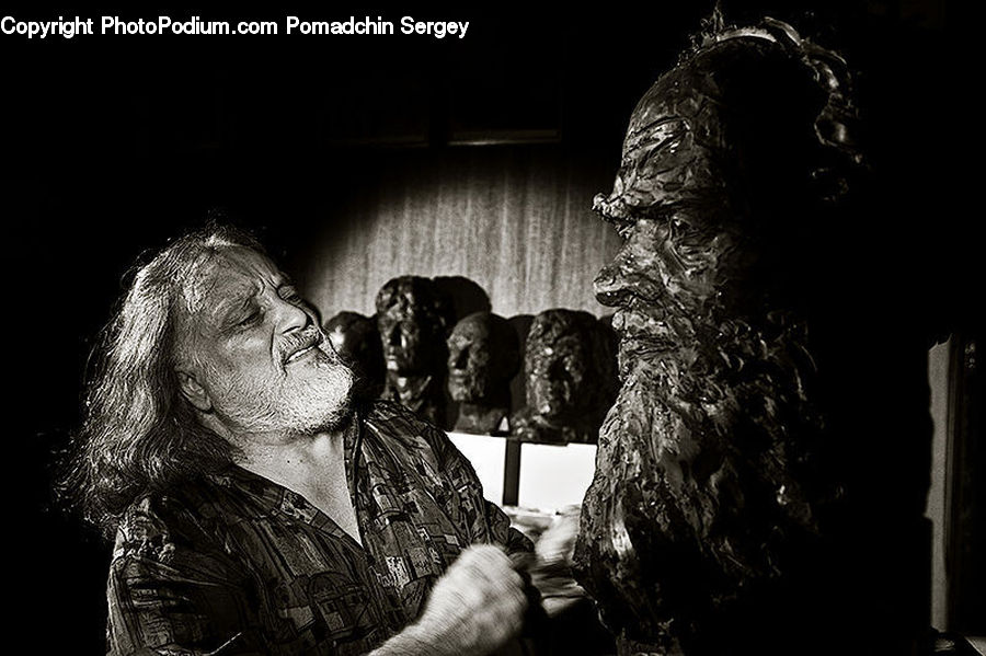 People, Person, Human, Portrait, Selfie, Art, Sculpture