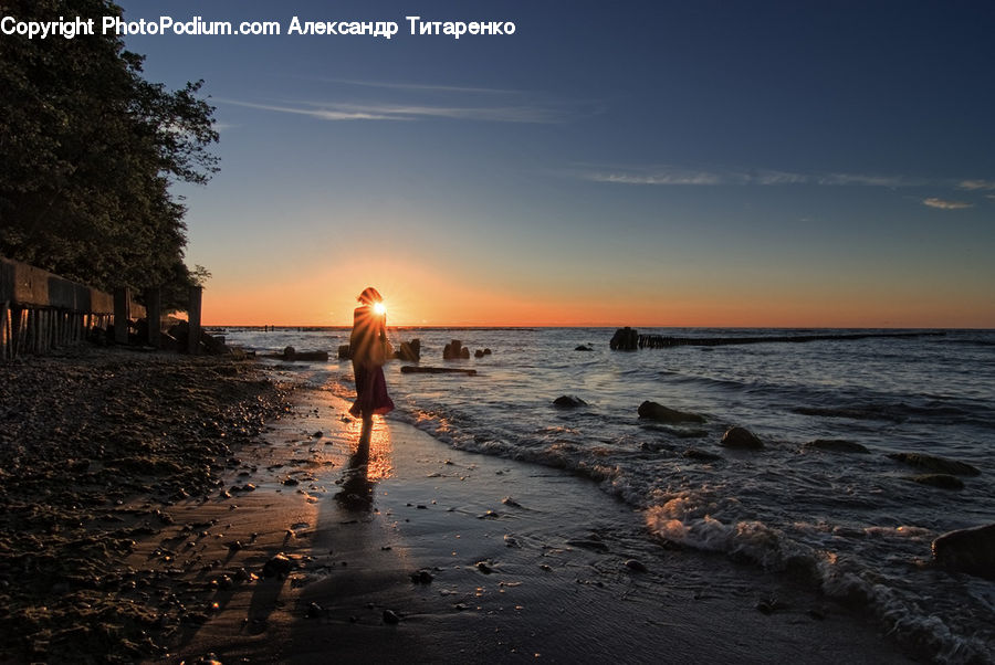 Beach, Coast, Outdoors, Sea, Water, Pavement
