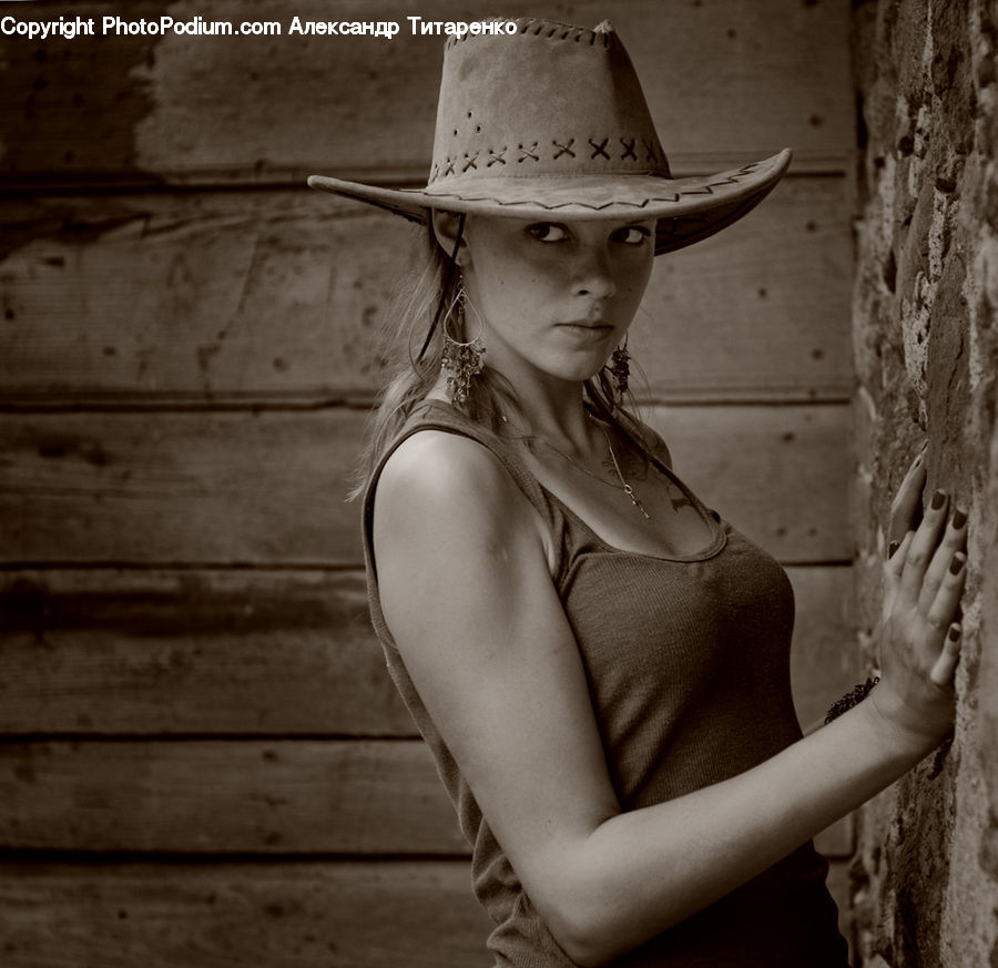 People, Person, Human, Cowboy Hat, Hat, Sun Hat, Bikini