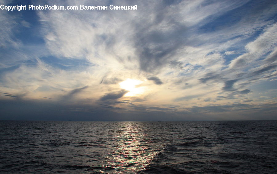Azure Sky, Cloud, Outdoors, Sky, Ocean, Sea, Water
