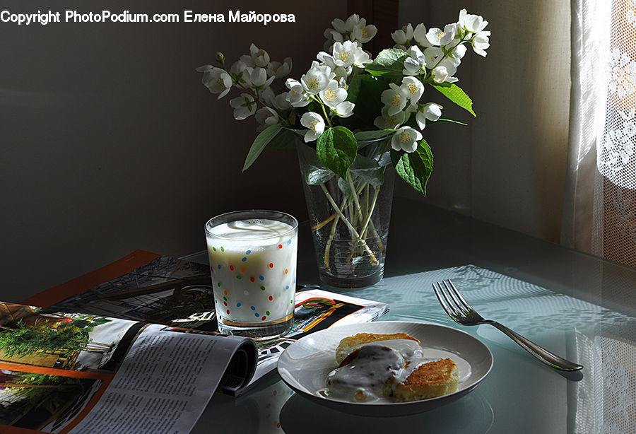 Plant, Potted Plant, Breakfast, Food, Meal, Cup, Beverage