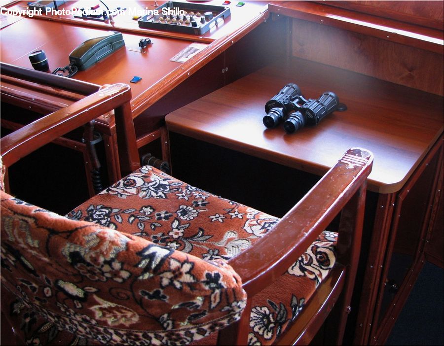 Binoculars, Camera, Electronics, Dining Room, Indoors, Room, Furniture