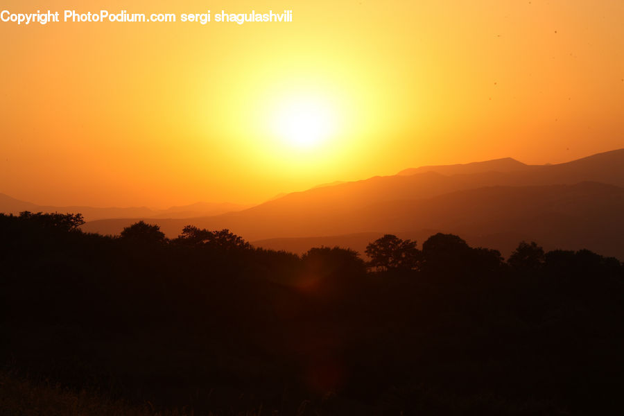 Sun, Dawn, Dusk, Sky, Sunrise, Sunset, Outdoors