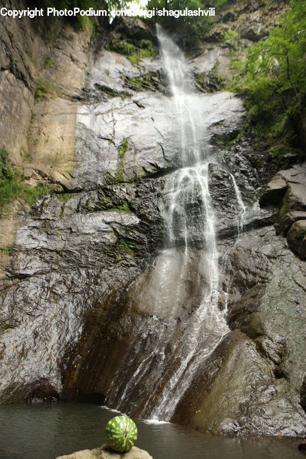Outdoors, River, Water, Waterfall, Creek, Cliff