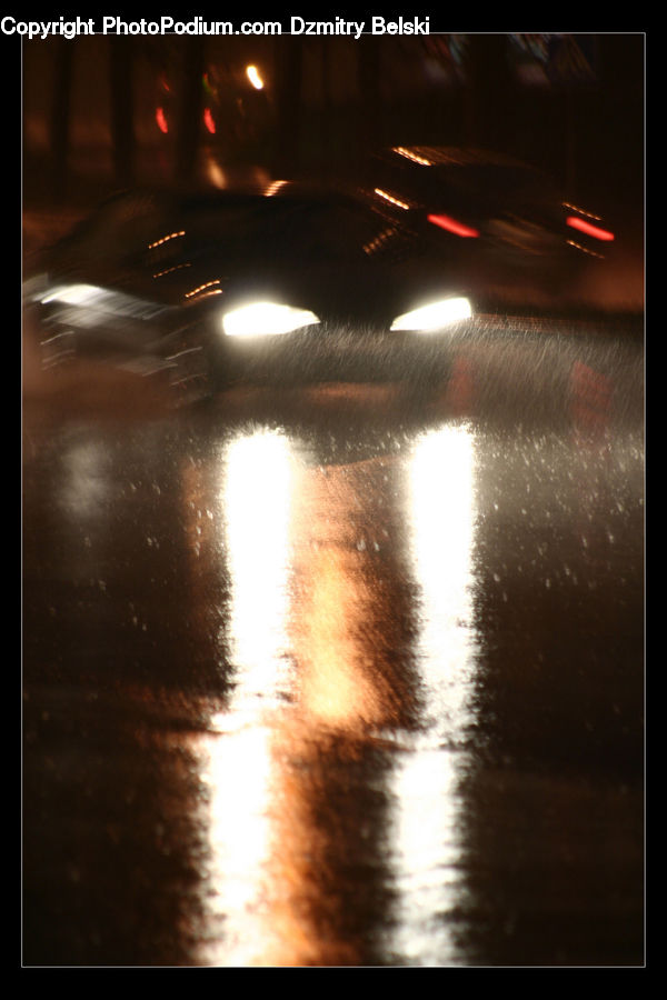 Tunnel, Lighting, Night, Outdoors, Headlight, Light