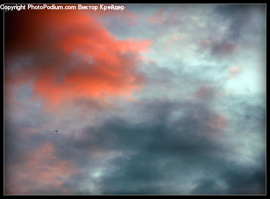 Dawn, Dusk, Red Sky, Sky, Sunrise, Sunset, Azure Sky
