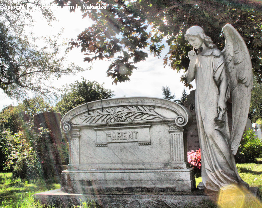People, Person, Human, Tomb, Tombstone, Art, Gargoyle