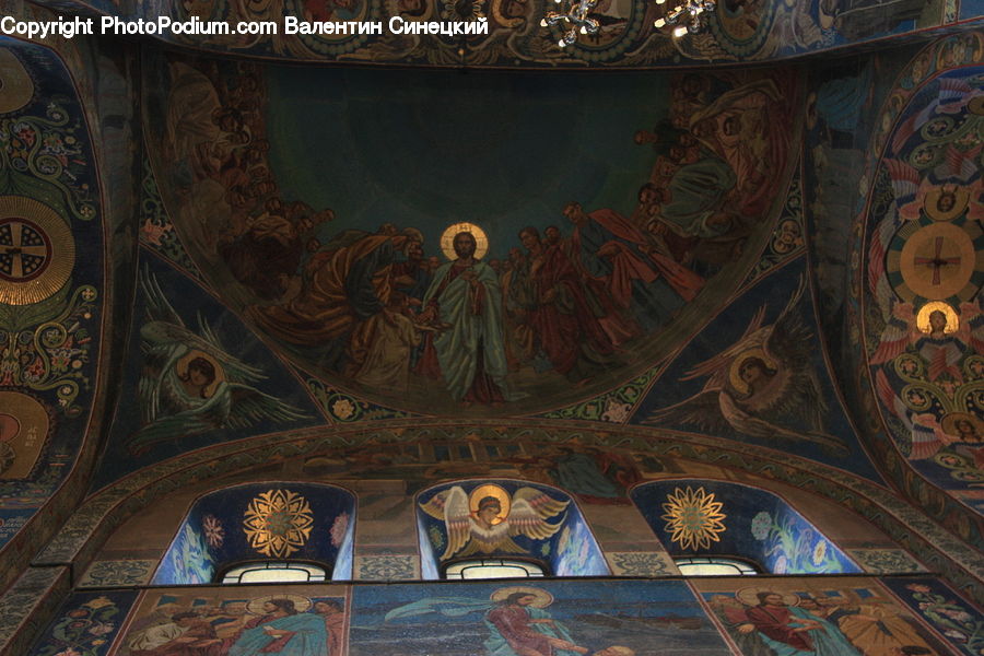 Art, Carpet, Tapestry, Book, Text, Architecture, Dome