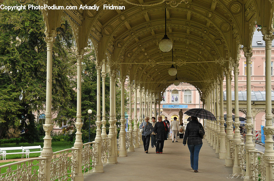 People, Person, Human, Column, Pillar, Leisure Activities, Walking