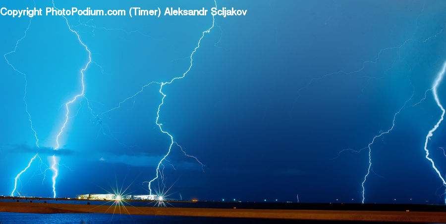 Light, Lightning, Weather, Outdoors, Storm, Thunderstorm